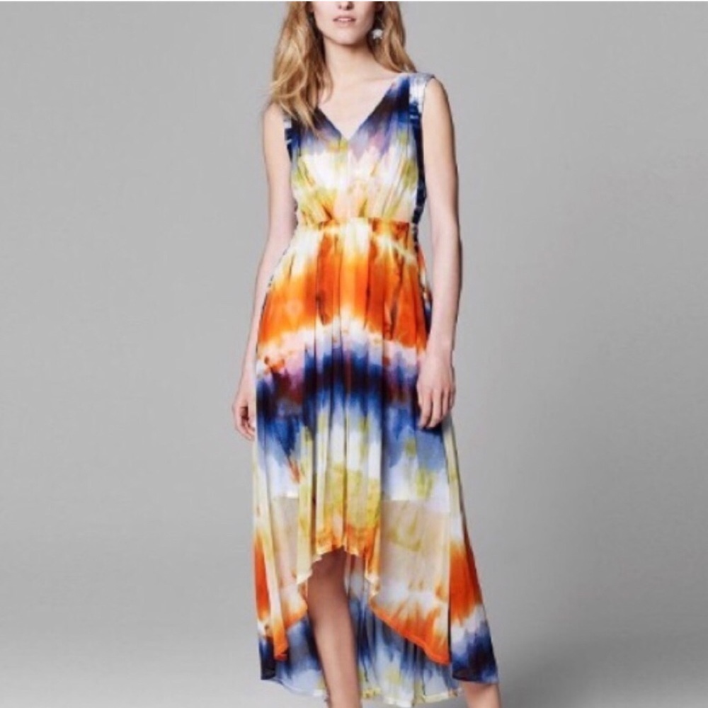 Vera Wang Women Summer Tie Dye Dress Xsmall Dress